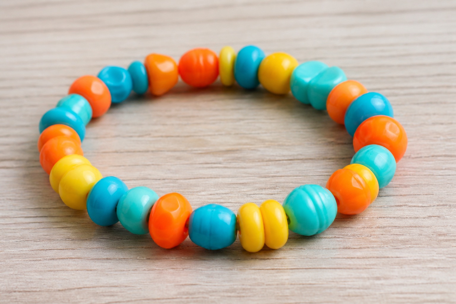 Stretch souvenir beads